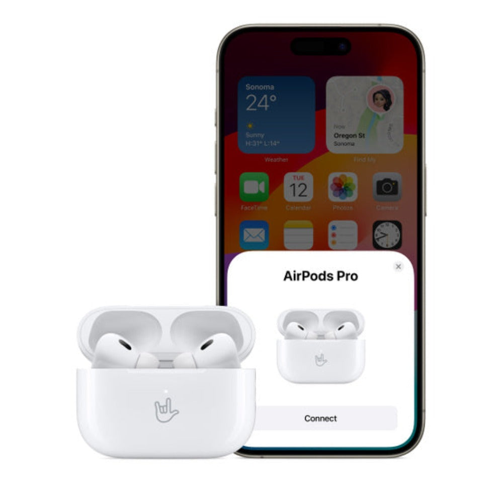 AirPods Pro 2nd Gen™ – Premium Wireless In-Ear Earbuds with Bluetooth 5.3, Noise Cancellation, Wireless Charging Case, Touch Controls, Mic, Water Resistance | iOS & Android Ready | 6-Month Warranty