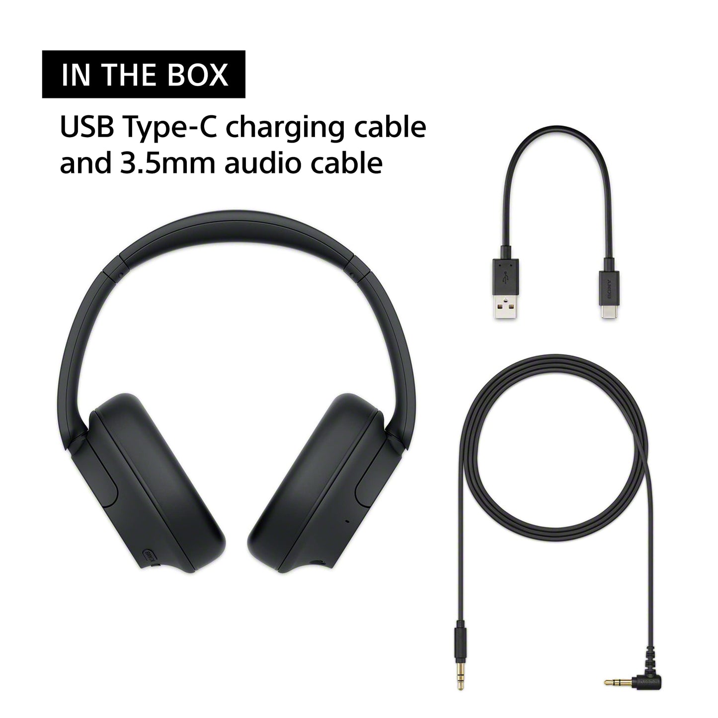 Sony WH-CH720N β Wireless Noise Cancelling Headphones with Crystal-Clear Calls, Deep Bass Stereo Sound, Bluetooth Connectivity, Alexa Built-In, Lightweight Over-Ear Comfort, Long Battery Life + Free AUX Cable | 1-Year Warranty | Easy 14-Day Returns