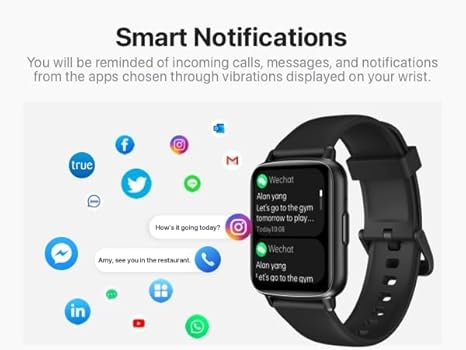 Smart Watch, 1.83" HD Smartwatch for Men Women (Answer/Make Calls), Fitness Watch with 100+ Sport Modes