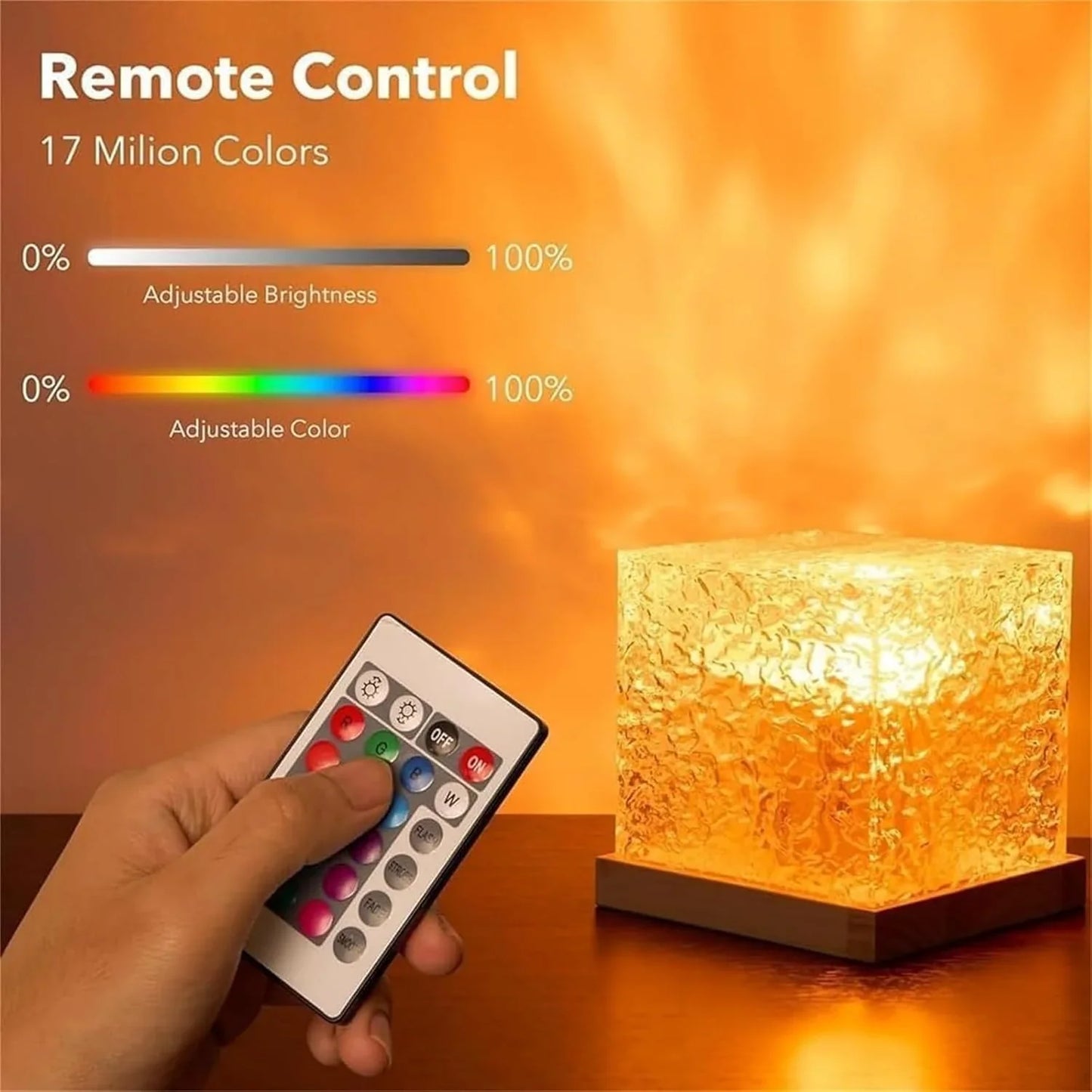 Ocean Aura Lamp with Remote