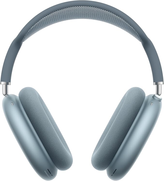 AirPods Max™ 2 – Wireless Over-Ear Headphones with Bluetooth 5.0, Active Noise Cancellation, Spatial Audio, 20H Battery Life, Fast Charging via USB-C, On-Device Controls, Built-in Mic | iOS & Android Compatible | Free Buds | 1 year Warranty