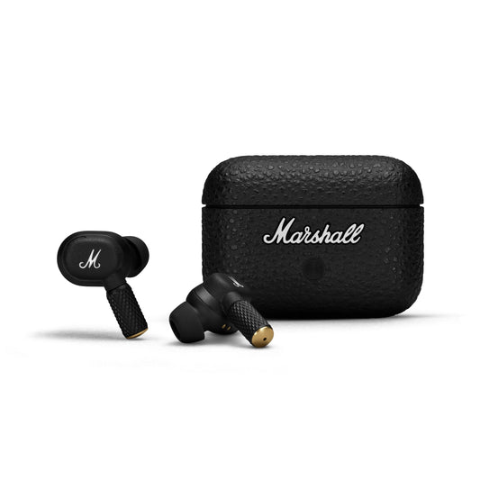 Marshall Motif 2 – True Wireless ANC Earbuds with Deep Bass, 30H Playtime, Dual Mic Clear Calls, Water-Resistant Design, Customizable EQ + Free Protective Carry Case | 1-Year Warranty | Easy 14-Day Returns (US Model) |