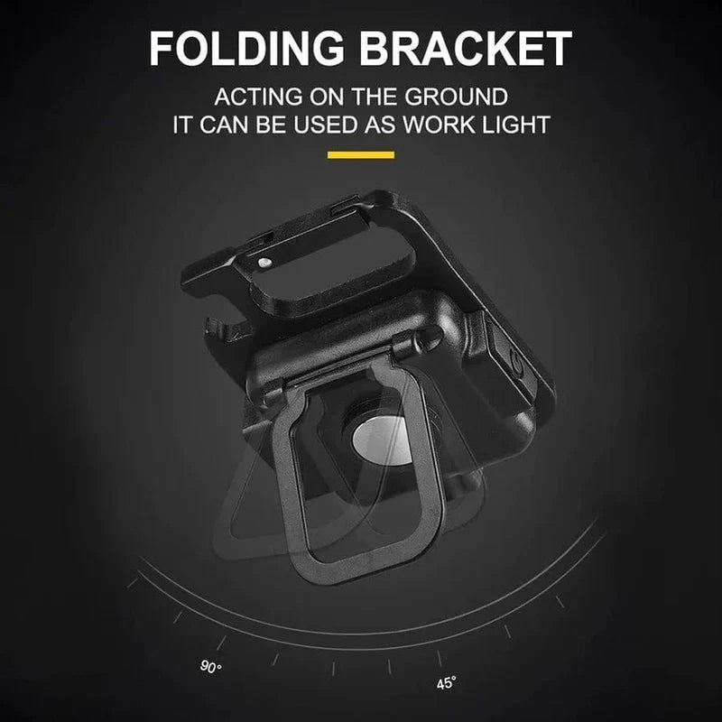 Lumi: Magnetic Keychain Mini LED Torch with Hook, Type-C port, Bottle Opener & Kickstand